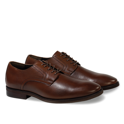 Zapato Cuero Hombre Manhattan Light - Cafe-0