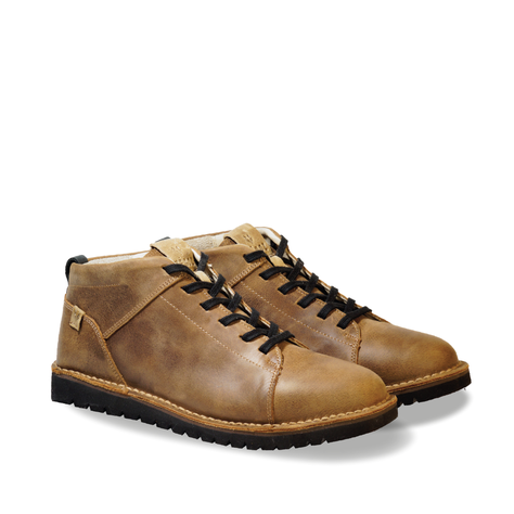 Zapato Mid Cuero Hombre Véroz Milenio Mid Light - Tabaco-1
