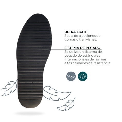 Zapato Cuero Hombre Scalzi Light - Cafe-4