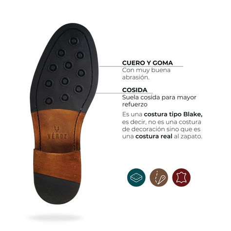 Zapato Cuero Hombre Véroz Vittorio - Negro-4