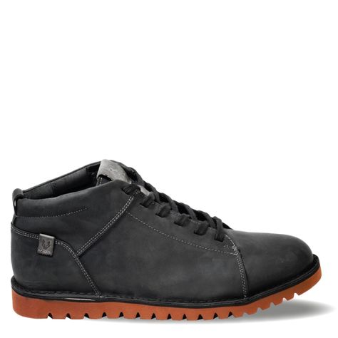 Zapato Mid Cuero Hombre Véroz Milenio Mid Light - Negro-0