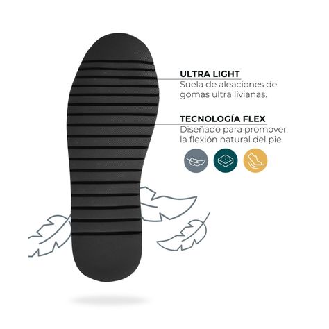Zapato Cuero Hombre Véroz Milenio Light - Tabaco-5