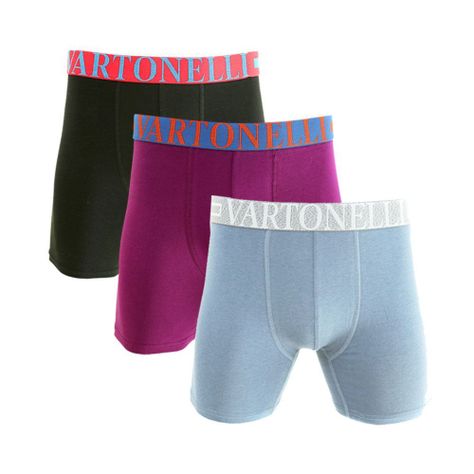 Boxer Medio Algodón Hombre Pack 3-1