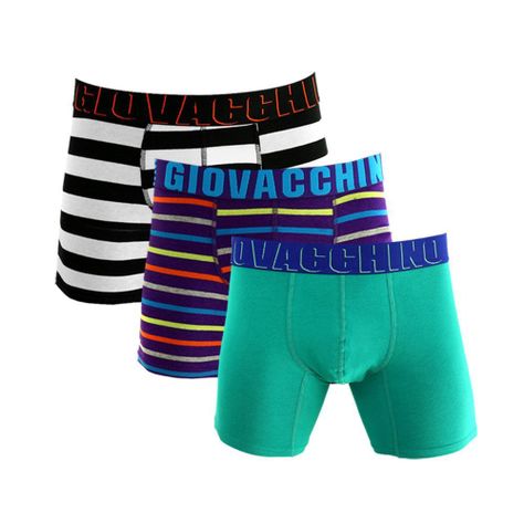 Boxer Medio Algodón Hombre Pack 3-0