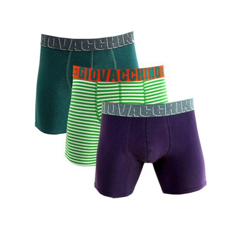 Boxer Medio Algodón Hombre Pack 3-1