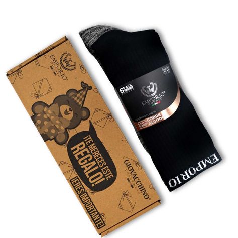 Pack de 6 Calcetines Largos Deportivos Cobre Hombre-4