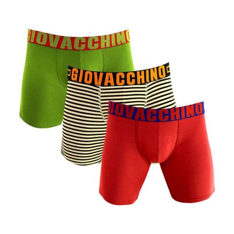 Boxer Medio Algodón Hombre Pack 3-0