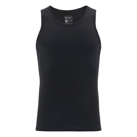 Pack de 3 Camisetas Sin Mangas Algodón Hombre Con Bolso de Regalo.-2