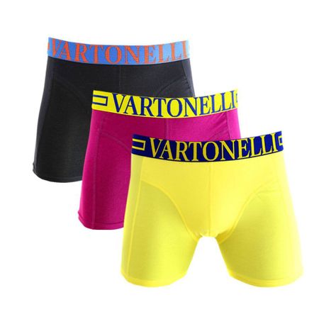 Boxer Medio Algodón Hombre Pack 3-0