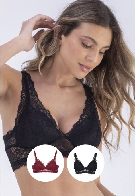 Pack Bralette Encaje 2Rios-0