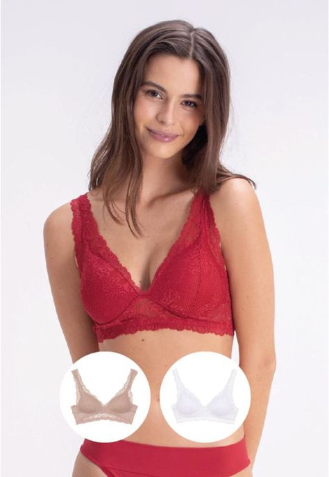 Pack Bralette Encaje 2Rios-0