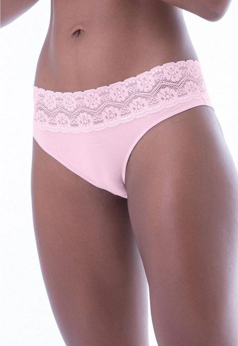Bikini Algodón Con Encaje Palo De Rosa 2Rios-0