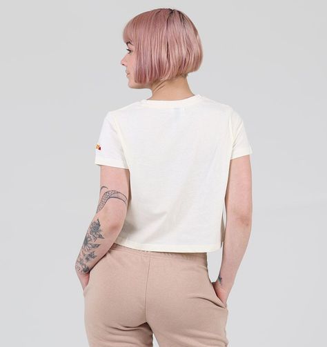 POLERA Ninia ELLESSE GEORGETTE CREMA-1