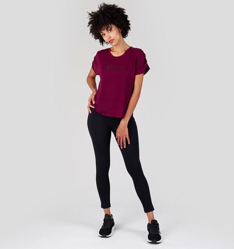 POLERA MUJER ELLESSE DIANA BURDEOS-2