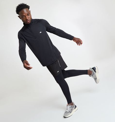 CALZA HOMBRE ELLESSE SKY NEGRO-2