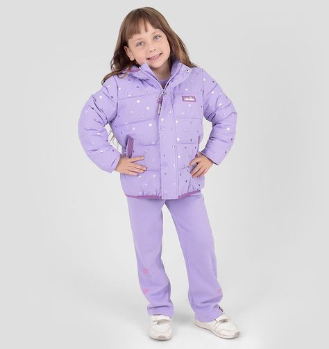 CHAQUETA NIÑA ELLESSE GEMMA LILA-1
