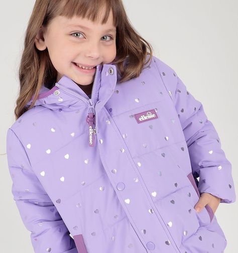 CHAQUETA NIÑA ELLESSE GEMMA LILA-2