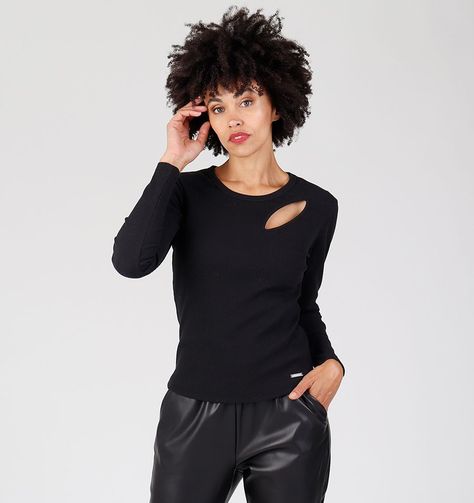 POLERA MUJER ELLESSE DINAMARCA NEGRO-0