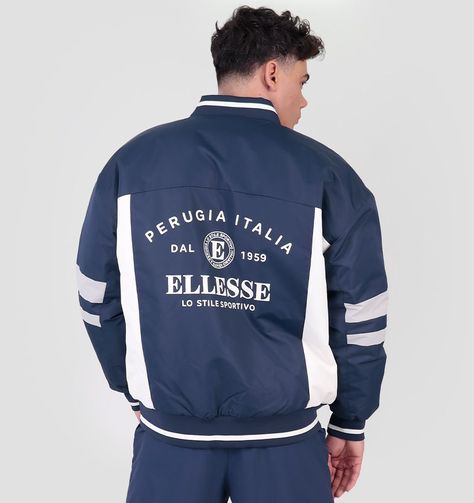 CHAQUETA HOMBRE ELLESSE BENJAMIN AZUL MARINO-1