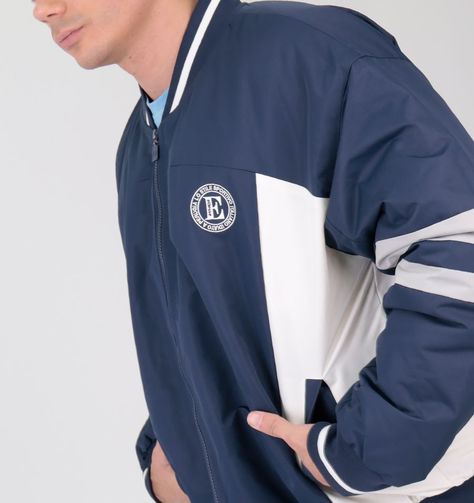 CHAQUETA HOMBRE ELLESSE BENJAMIN AZUL MARINO-3