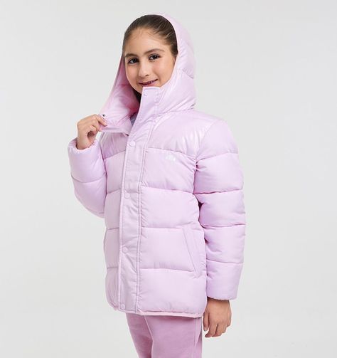 CHAQUETA NIÑA ELLESSE NIARA ROSADO-1