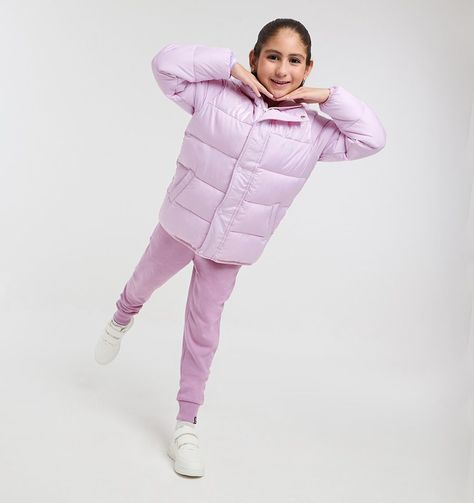 CHAQUETA NIÑA ELLESSE NIARA ROSADO-3