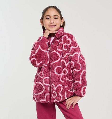 POLAR NIÑA ELLESSE NISA BURGANDY-0