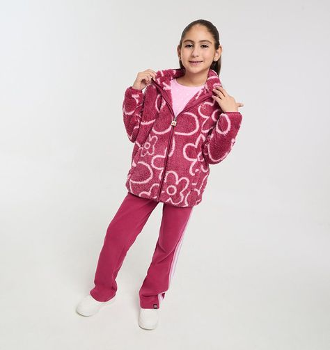 POLAR NIÑA ELLESSE NISA BURGANDY-3