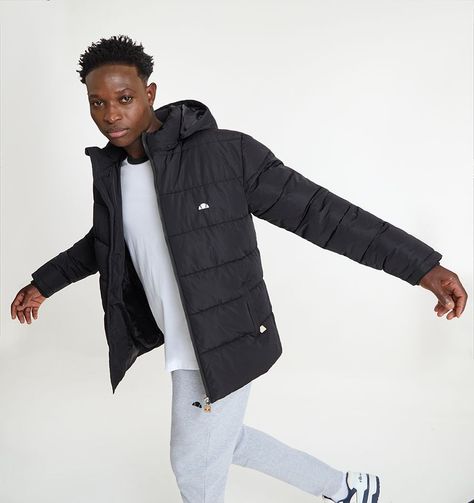 CHAQUETA HOMBRE ELLESSE SINCLAIR NEGRO-4