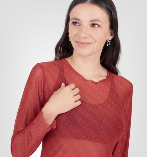 POLERA MUJER ELLESSE DIXIE ROJO-1