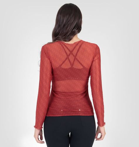 POLERA MUJER ELLESSE DIXIE ROJO-2