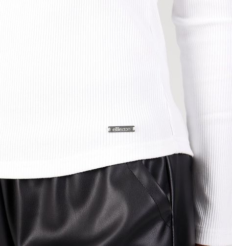 POLERA MUJER ELLESSE DANIELA BLANCO CLARO-4