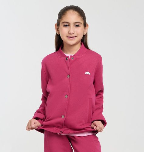 POLERON NIÑA ELLESSE NEMY BURGANDY-1