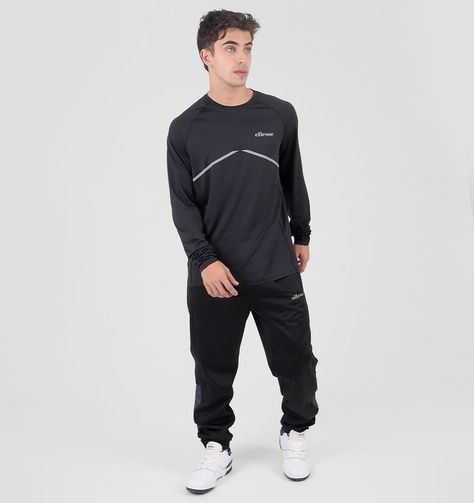 POLERA DEPORTIVA HOMBRE ELLESSE JULIO NEGRO-2