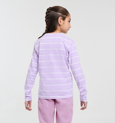 POLERA NIÑA ELLESSE NARA RAYAS/BLANCO-1