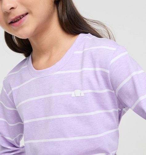 POLERA NIÑA ELLESSE NARA RAYAS/BLANCO-2