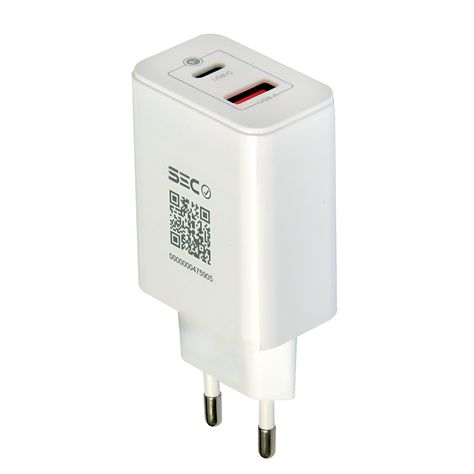 Cargador de Pared, 2 Puertos Carga Rápida  45W-0