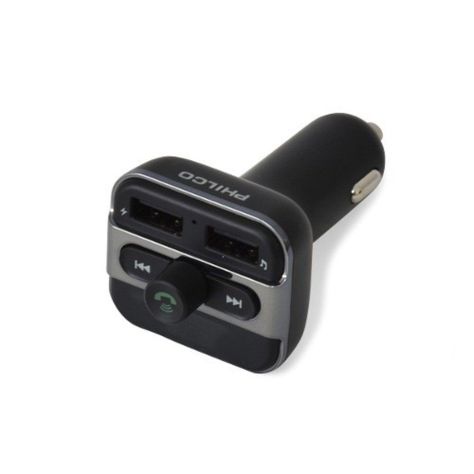 Transmisor FM Bluetooth PHILCO Slot MicroSD Puerto-2