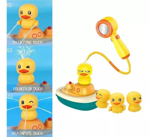 	 Ducha de patitos para baños-4