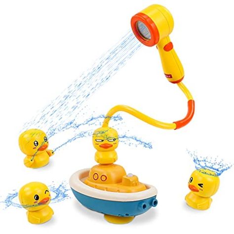 	 Ducha de patitos para baños-0