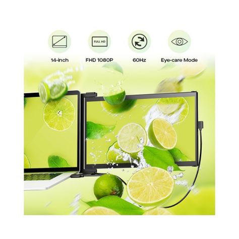Monitor Portátil Acoplable  14.1"  Duex Max DS Mobile Pixels-2