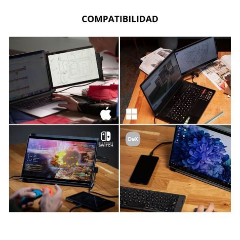 Monitor Portátil Acoplable  14.1"  Duex Max DS Mobile Pixels-7