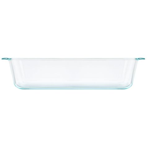 Fuente rectangular de vidrio Deep Pyrex 4.7 litros-0