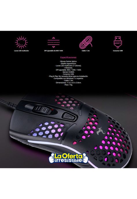 Mouse Gamer Kolke Hades KGM-488-2