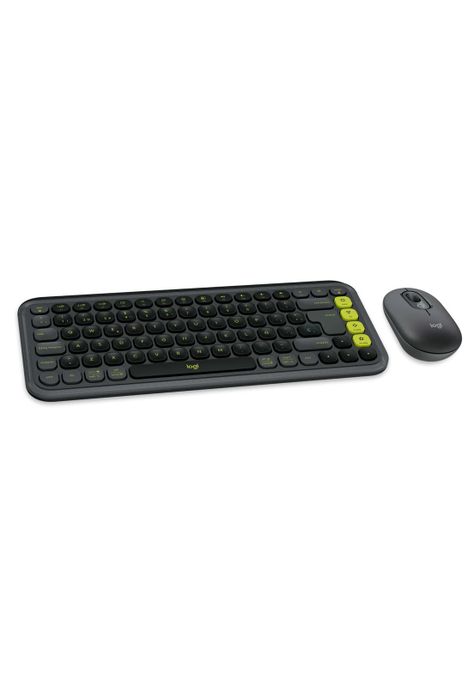Kit Teclado y Mouse Inalámbricos Logitech Pop Icon Negro-4