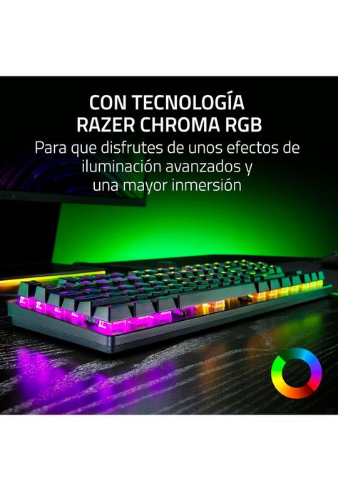 Teclado Gamer Razer Huntsman V3 X TKL Purple Switch Español-4