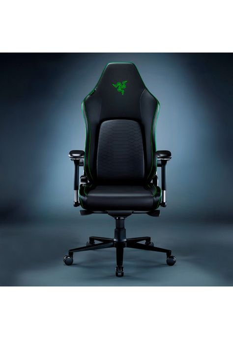 Silla Gamer Razer Iskur V2 Black / Green Leather-8
