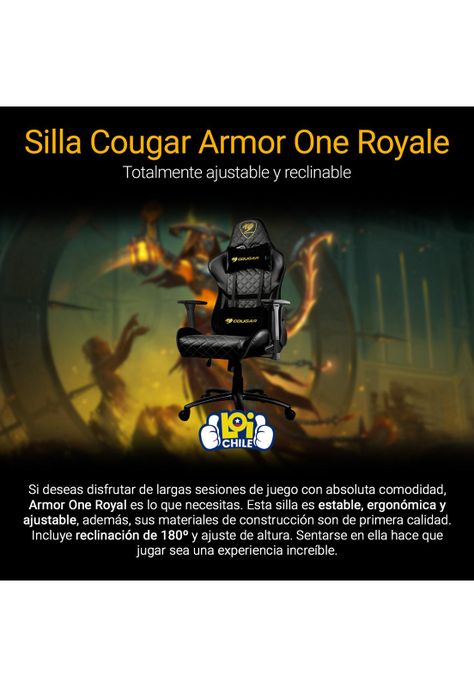 Silla Gamer Cougar Armor One Royal-1