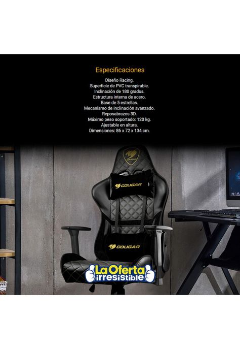 Silla Gamer Cougar Armor One Royal-5
