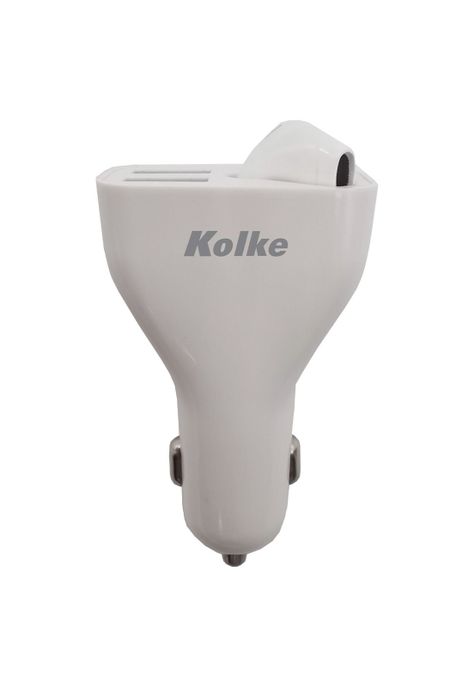 Cargador Para Auto Con Audífono 2 en 1 Bluetooth Kolke Loi-0